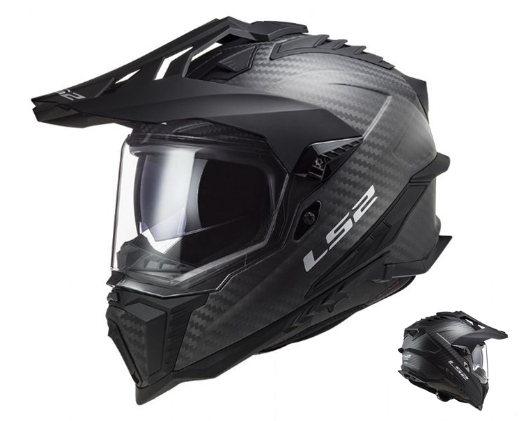 CASCO MOTO LS2 CROSS MX701 C EXPLORER GLOSS CARBON XL